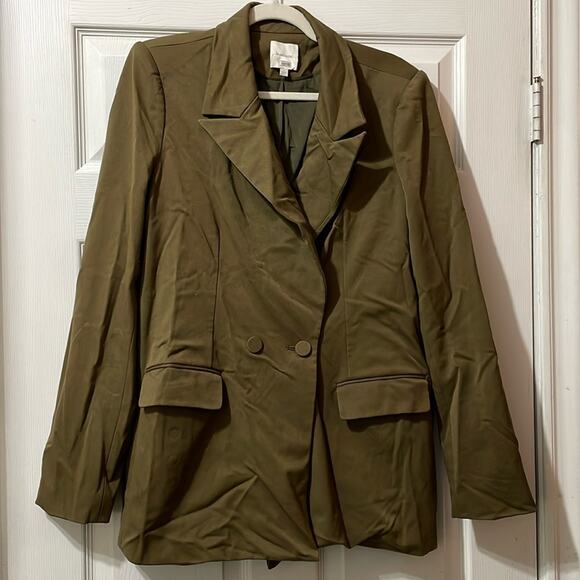 Favorite Daughter Blazer Jacket Olive Green Size Large - Picture 4 of 13